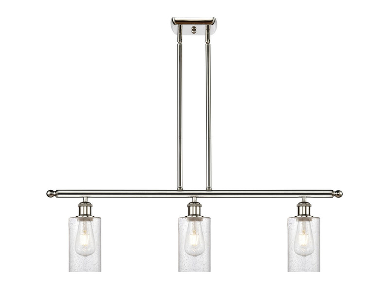 Innovations 516-3I-PN-G804 Three Light Island Pendant, Polished Nickel