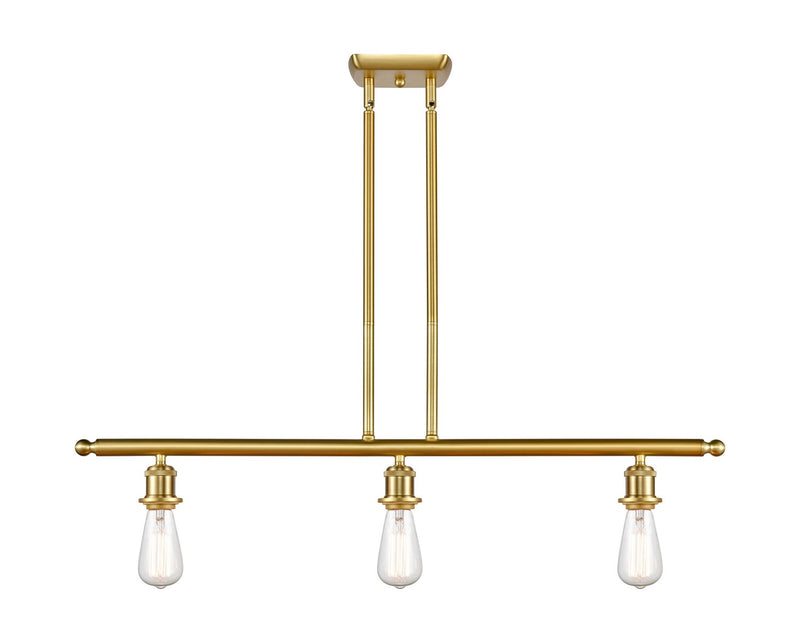 Innovations 516-3I-SG Three Light Island Pendant, Satin Gold