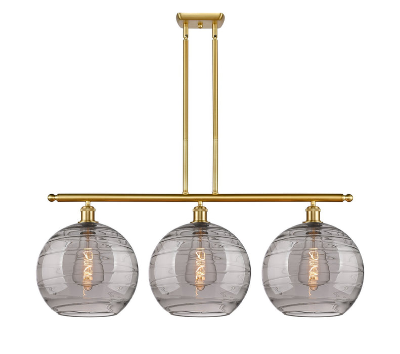Innovations 516-3I-SG-G1213-12SM Three Light Island Pendant, Satin Gold