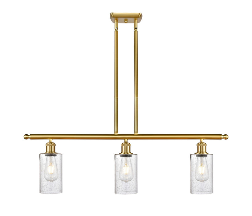 Innovations 516-3I-SG-G804 Three Light Island Pendant, Satin Gold
