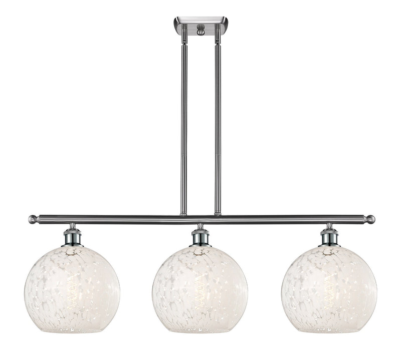 Innovations 516-3I-SN-G1216-10WM LED Island Pendant, Brushed Satin Nickel