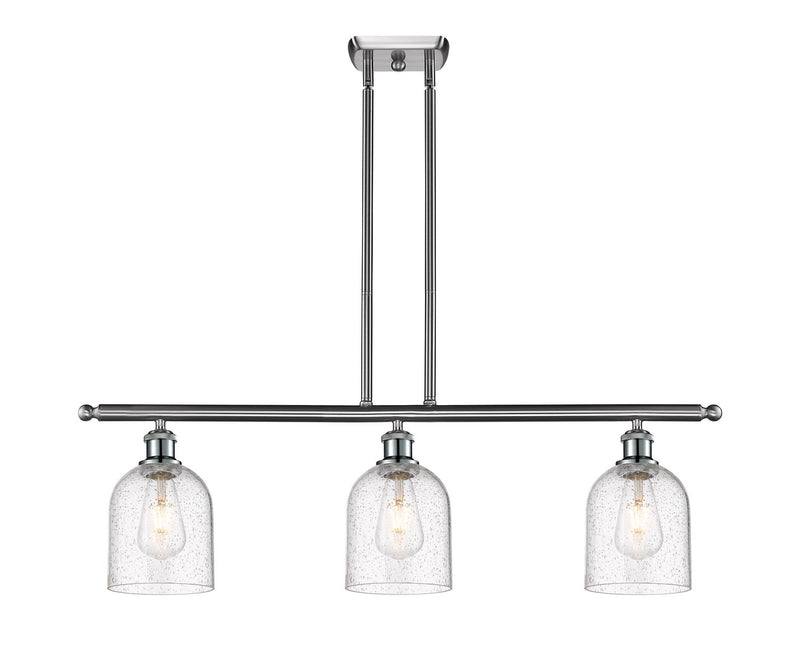 Innovations 516-3I-SN-G558-6SDY Three Light Island Pendant, Brushed Satin Nickel
