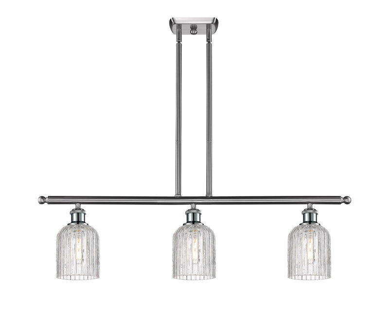 Innovations 516-3I-SN-G559-5CL Three Light Island Pendant, Brushed Satin Nickel
