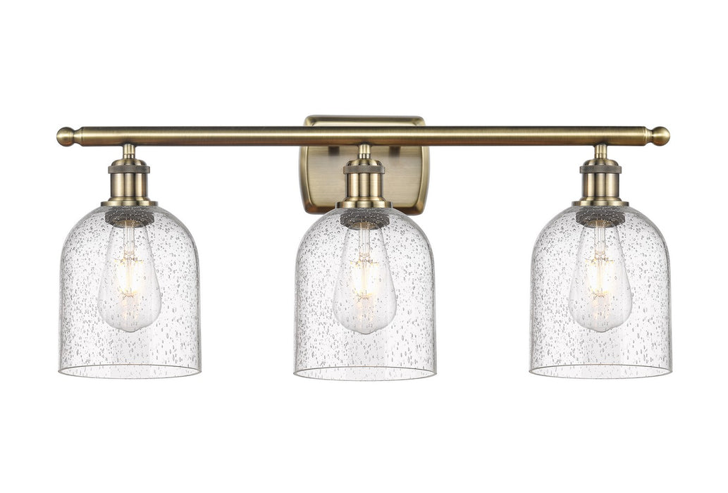 Innovations 516-3W-AB-G558-6SDY Three Light Bath Vanity, Antique Brass