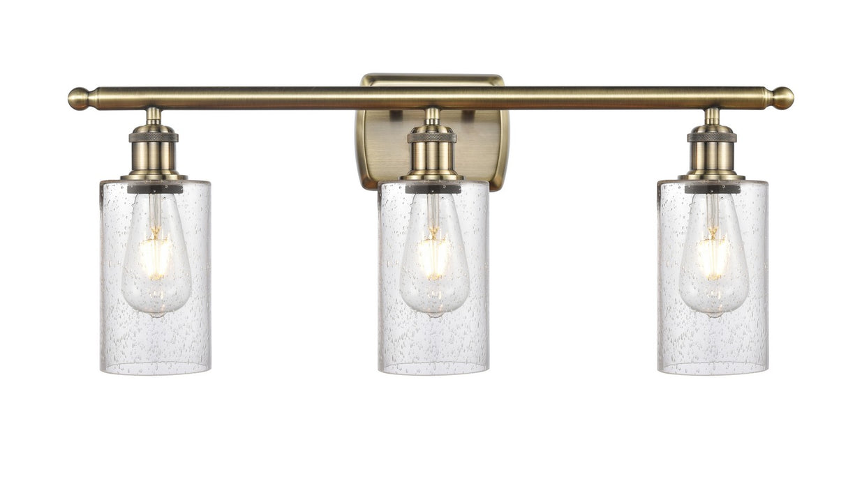 Innovations 516-3W-AB-G804 Three Light Bath Vanity, Antique Brass