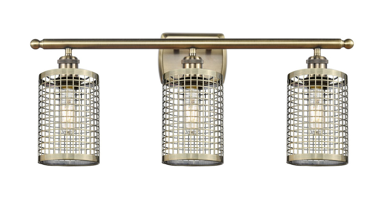 Innovations 516-3W-AB-M18-AB LED Bath Vanity, Antique Brass