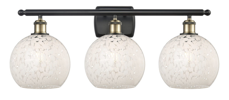 Innovations 516-3W-BAB-G1216-8WM LED Bath Vanity, Black Antique Brass