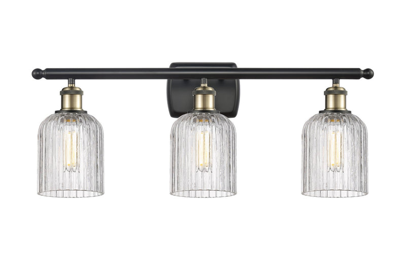 Innovations 516-3W-BAB-G559-5CL Three Light Bath Vanity, Black Antique Brass