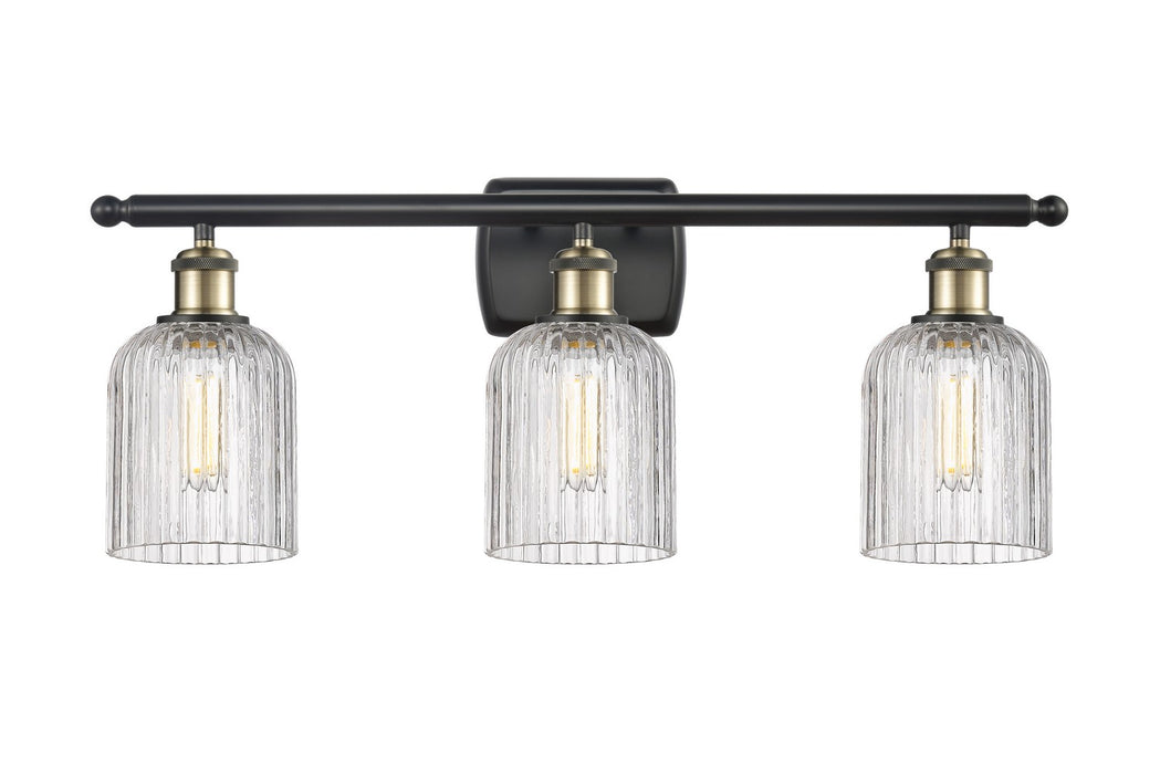 Innovations 516-3W-BAB-G559-5CL Three Light Bath Vanity, Black Antique Brass