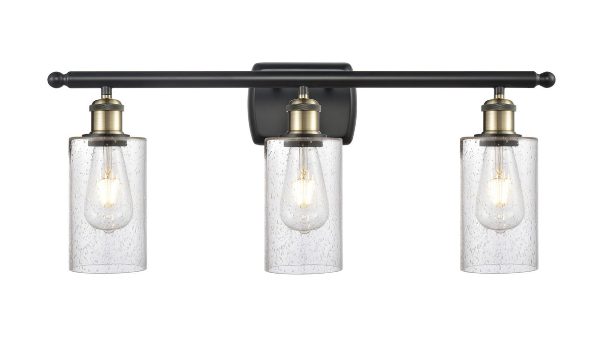 Innovations 516-3W-BAB-G804 Three Light Bath Vanity, Black Antique Brass