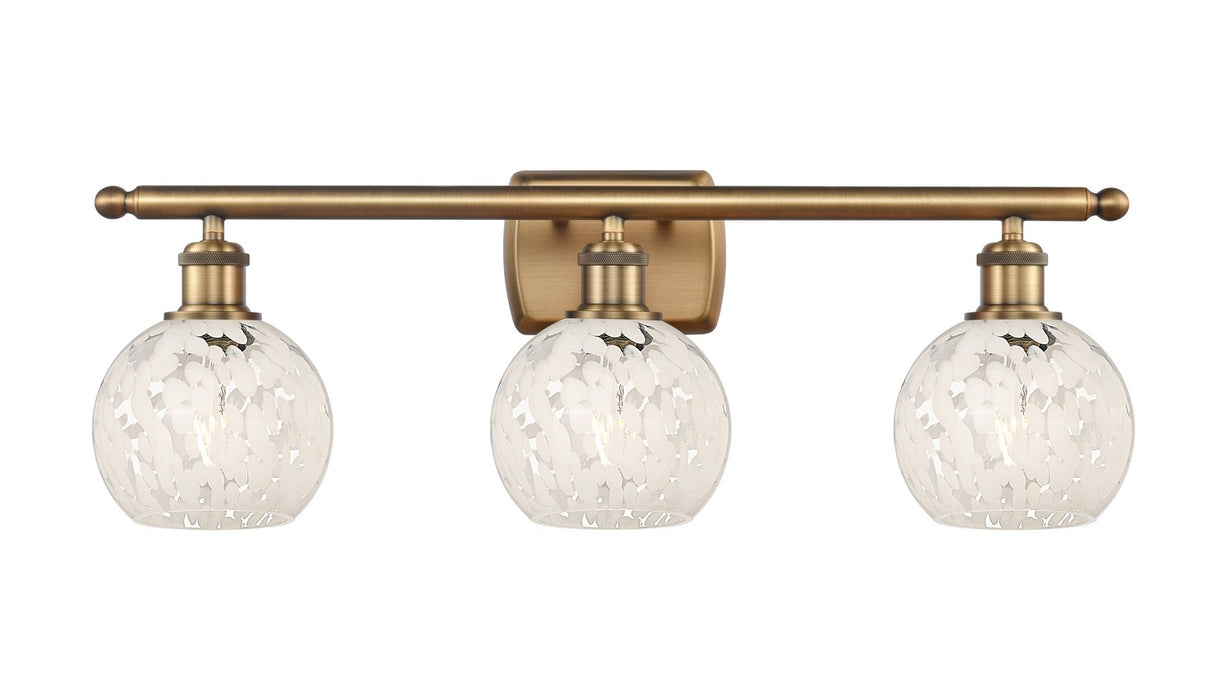 Innovations 516-3W-BB-G1216-6WM LED Bath Vanity, Brushed Brass