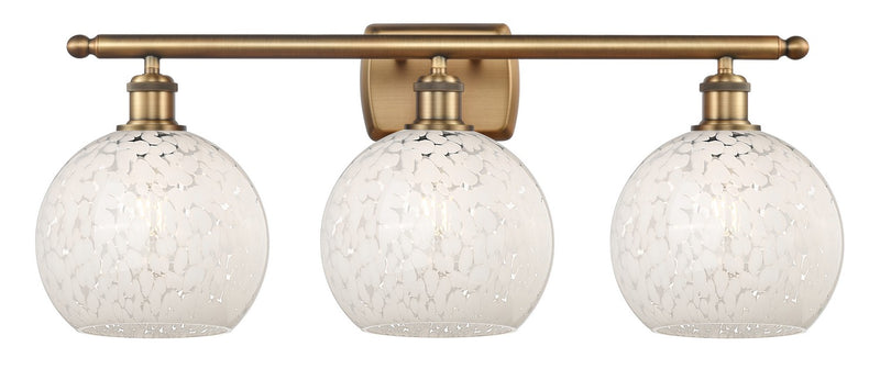 Innovations 516-3W-BB-G1216-8WM LED Bath Vanity, Brushed Brass