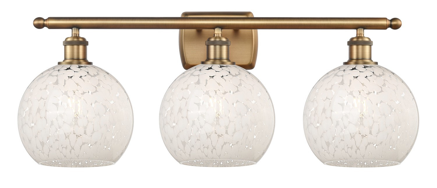 Innovations 516-3W-BB-G1216-8WM LED Bath Vanity, Brushed Brass