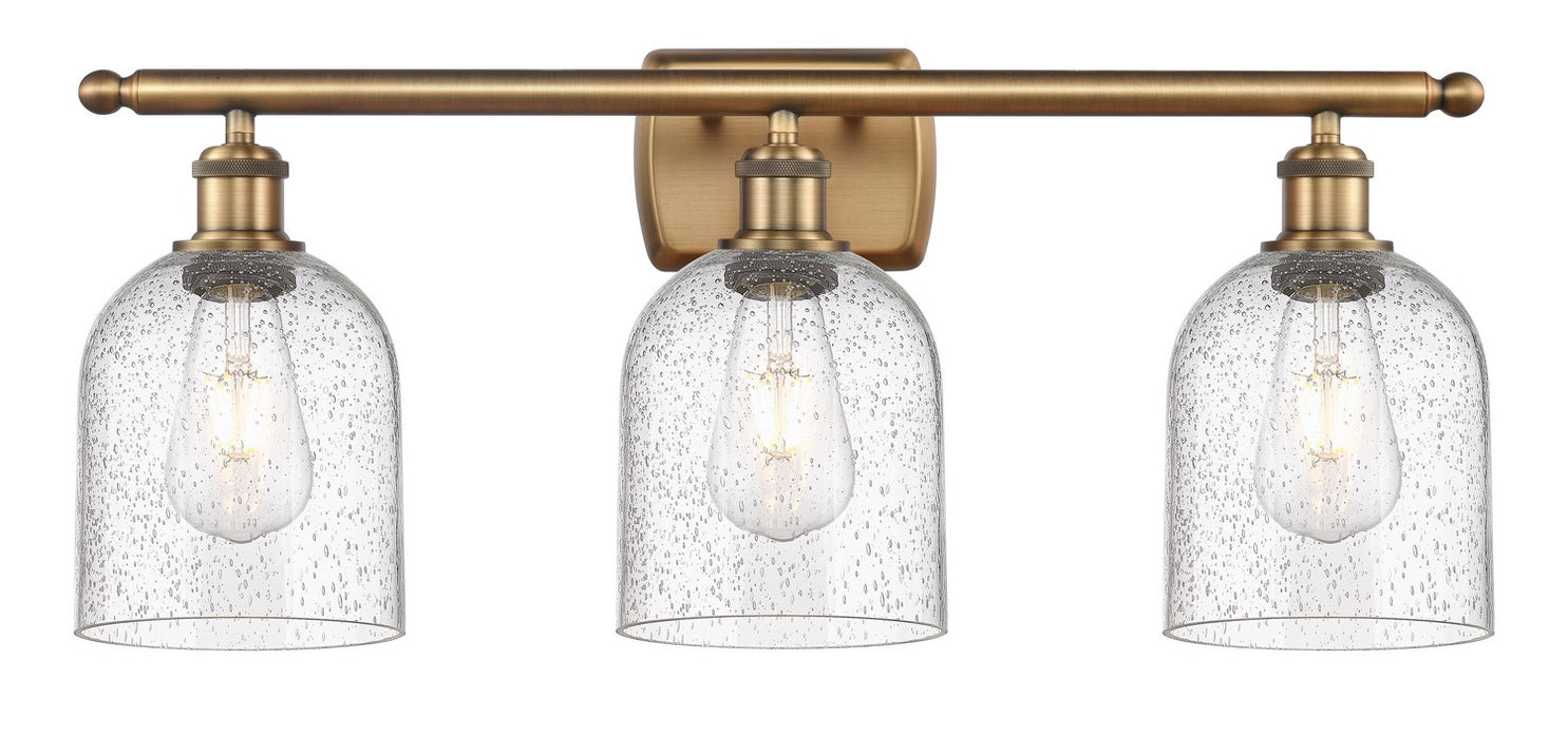 Innovations 516-3W-BB-G558-6SDY Three Light Bath Vanity, Brushed Brass