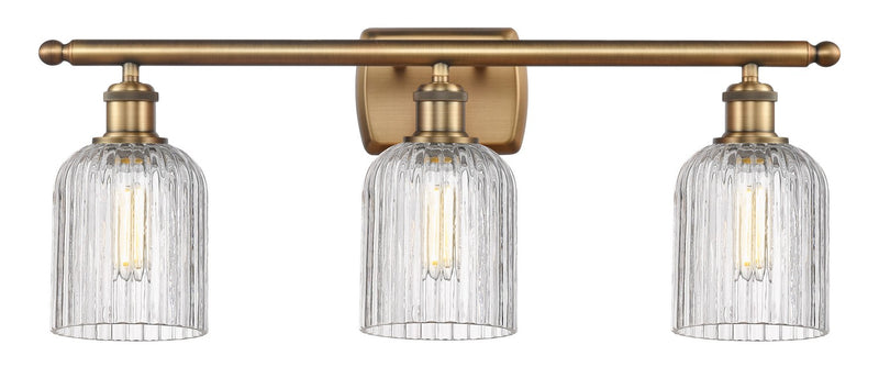 Innovations 516-3W-BB-G559-5CL Three Light Bath Vanity, Brushed Brass