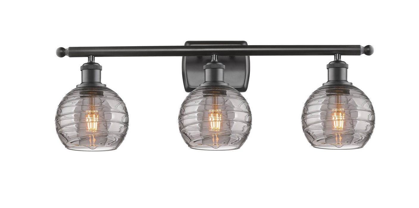 Innovations 516-3W-OB-G1213-6SM Three Light Bath Vanity, Oil Rubbed Bronze
