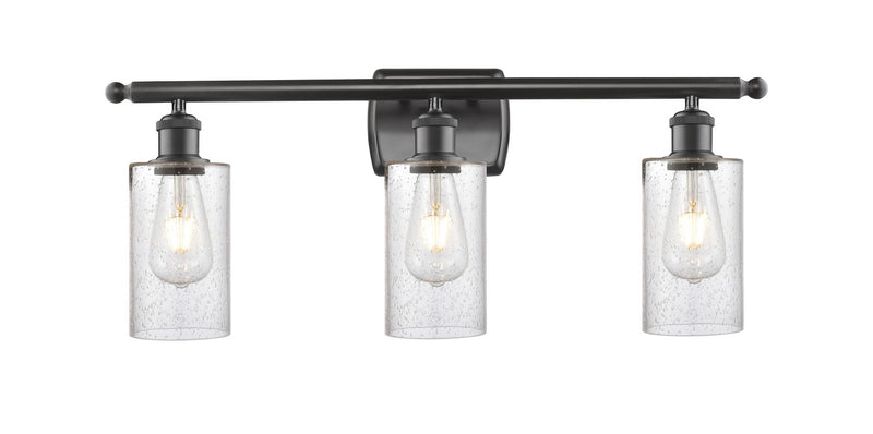 Innovations 516-3W-OB-G804 Three Light Bath Vanity, Oil Rubbed Bronze