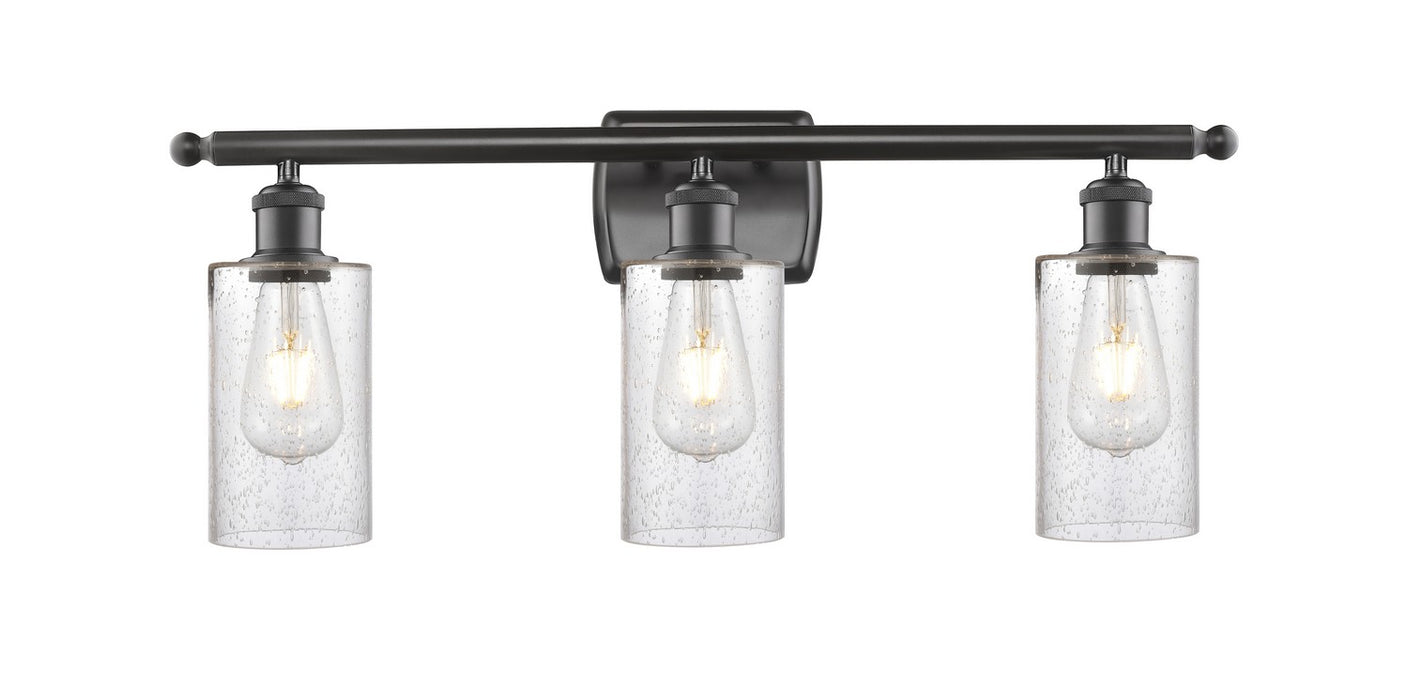 Innovations 516-3W-OB-G804 Three Light Bath Vanity, Oil Rubbed Bronze