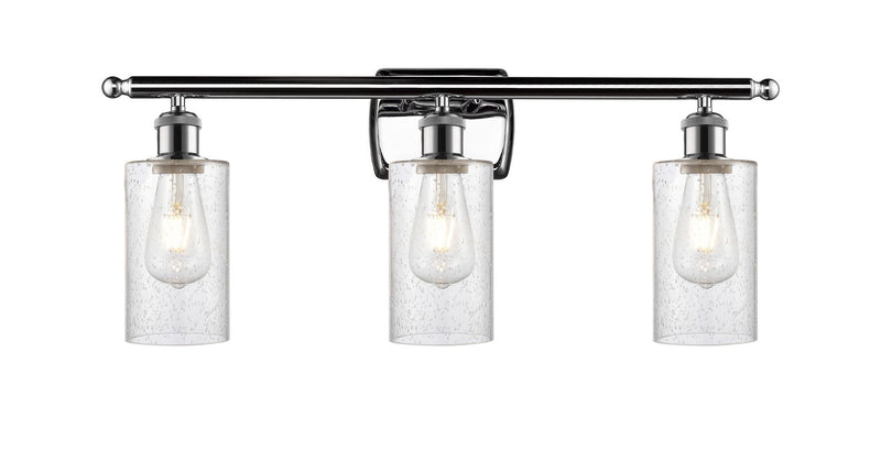 Innovations 516-3W-PC-G804 Three Light Bath Vanity, Polished Chrome