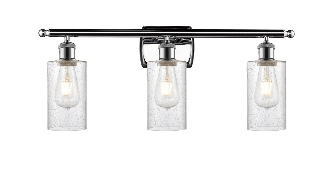 Innovations 516-3W-PC-G804 Three Light Bath Vanity, Polished Chrome