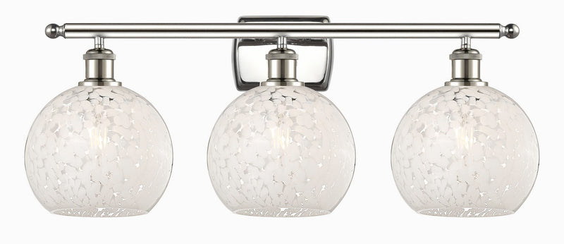 Innovations 516-3W-PN-G1216-8WM LED Bath Vanity, Polished Nickel