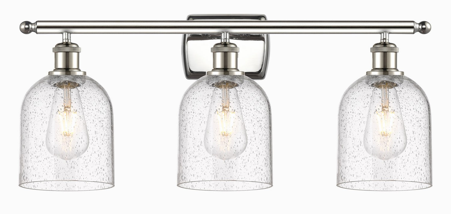 Innovations 516-3W-PN-G558-6SDY Three Light Bath Vanity, Polished Nickel