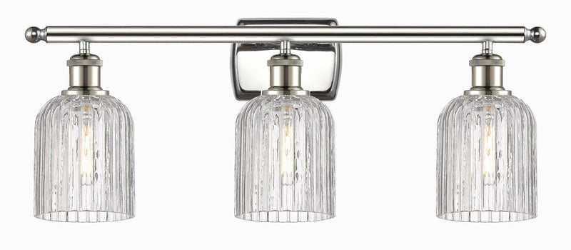 Innovations 516-3W-PN-G559-5CL Three Light Bath Vanity, Polished Nickel