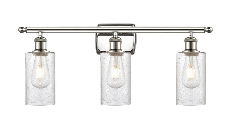Innovations 516-3W-PN-G804 Three Light Bath Vanity, Polished Nickel
