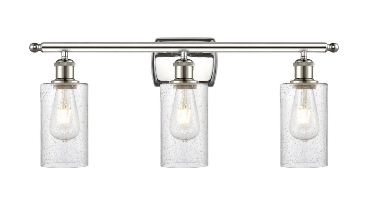 Innovations 516-3W-PN-G804 Three Light Bath Vanity, Polished Nickel