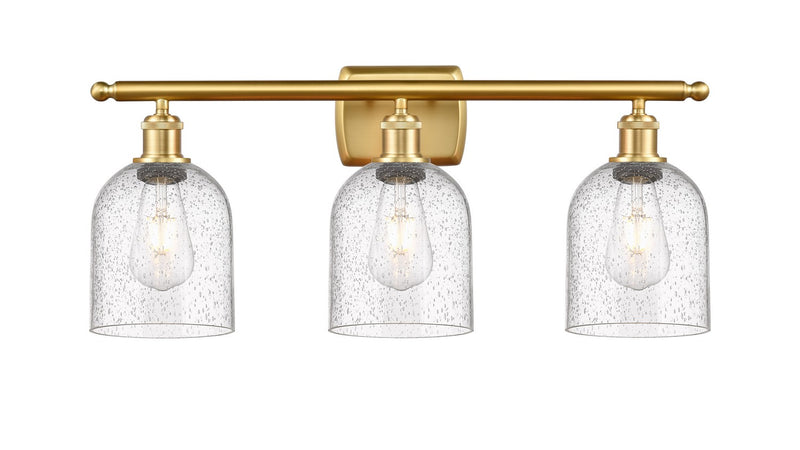 Innovations 516-3W-SG-G558-6SDY Three Light Bath Vanity, Satin Gold
