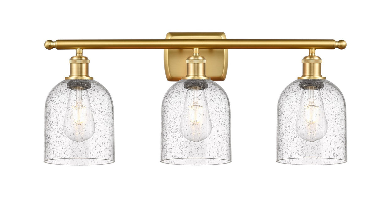 Innovations 516-3W-SG-G558-6SDY Three Light Bath Vanity, Satin Gold