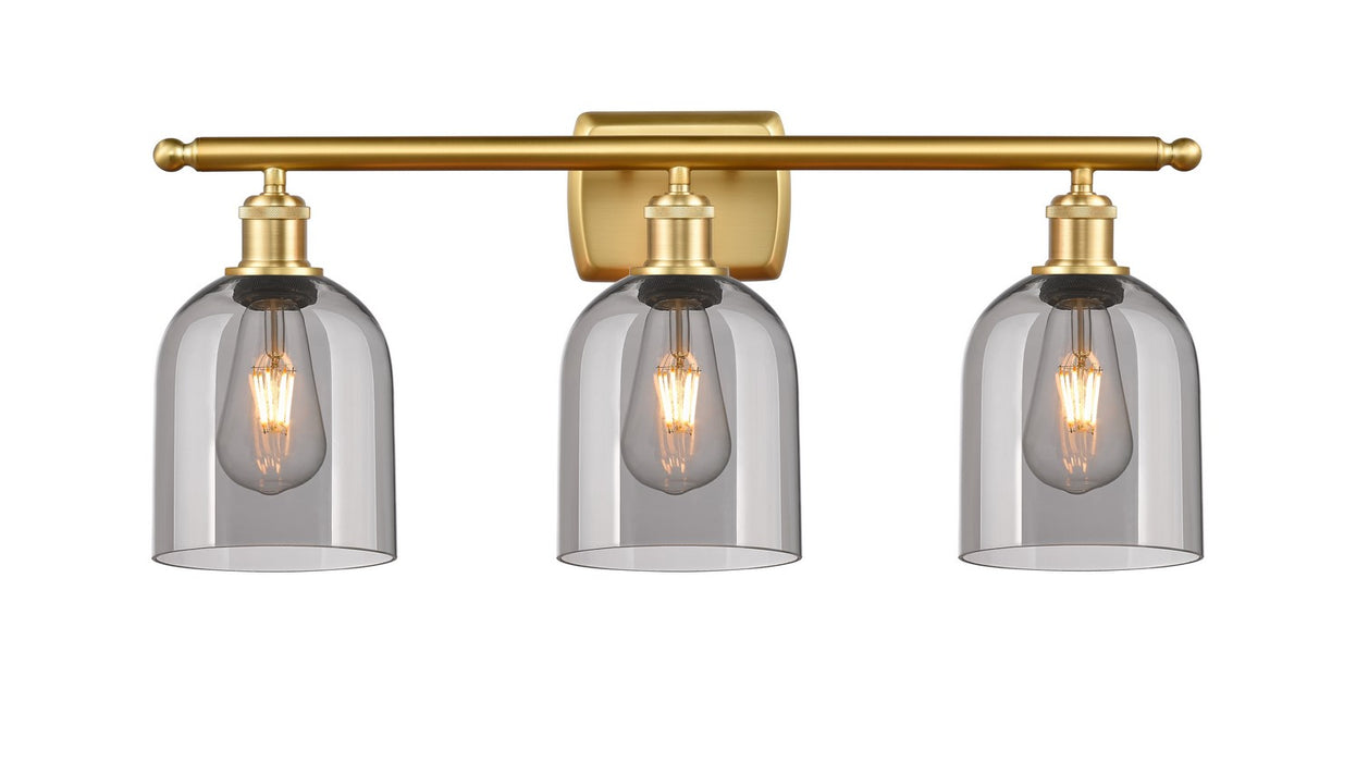 Innovations 516-3W-SG-G558-6SM Three Light Bath Vanity, Satin Gold