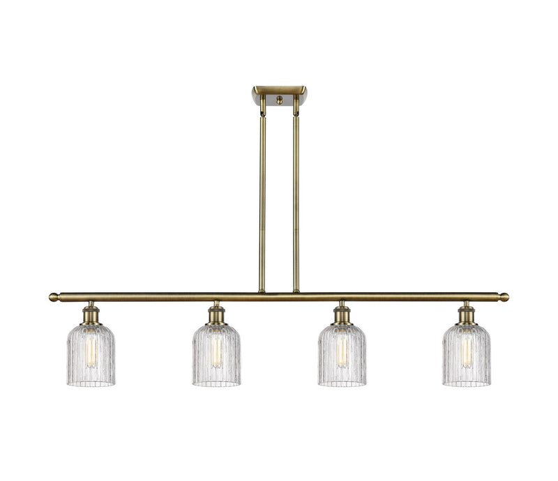 Innovations 516-4I-AB-G559-5CL Four Light Island Pendant, Antique Brass