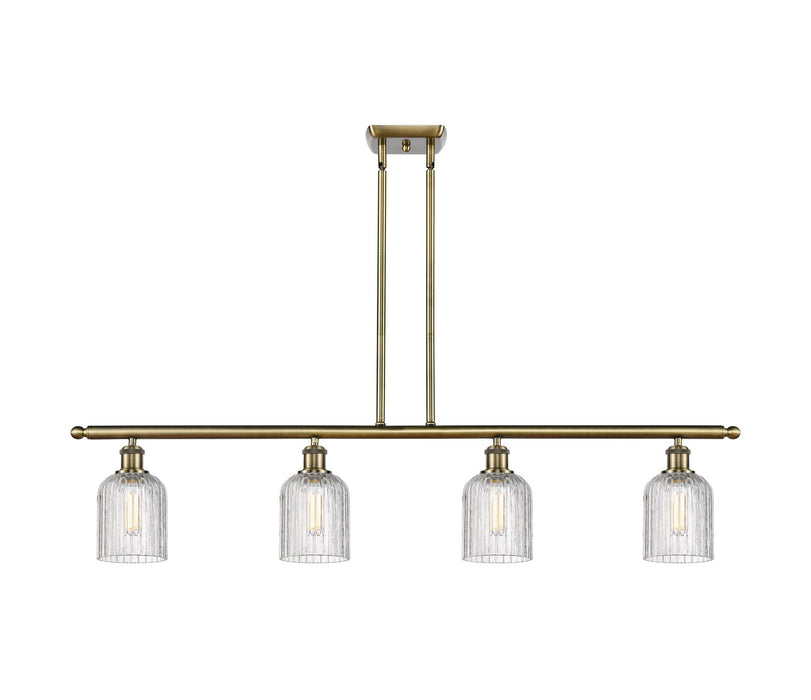 Innovations 516-4I-AB-G559-5CL Four Light Island Pendant, Antique Brass