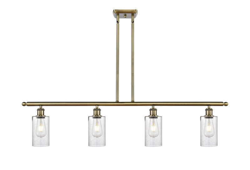 Innovations 516-4I-AB-G804 Four Light Island Pendant, Antique Brass