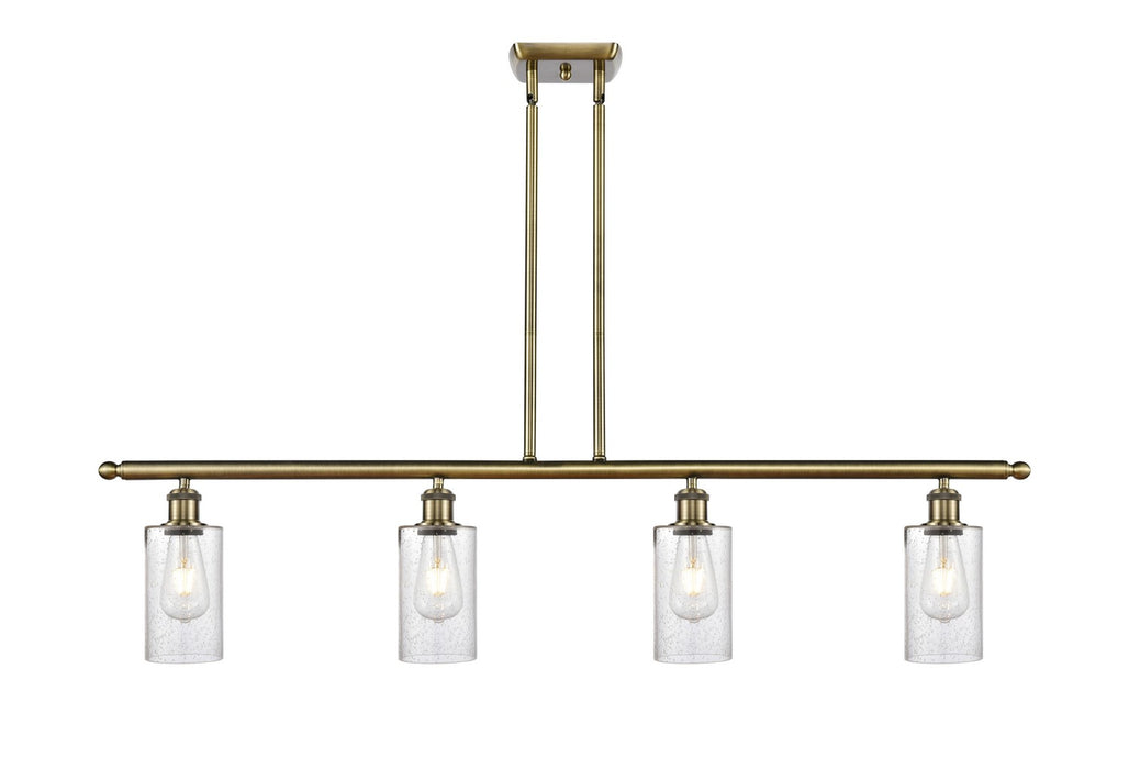 Innovations 516-4I-AB-G804 Four Light Island Pendant, Antique Brass