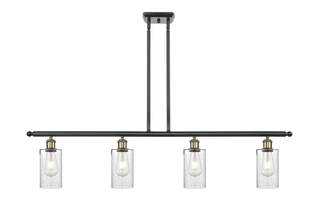 Innovations 516-4I-BAB-G804 Four Light Island Pendant, Black Antique Brass