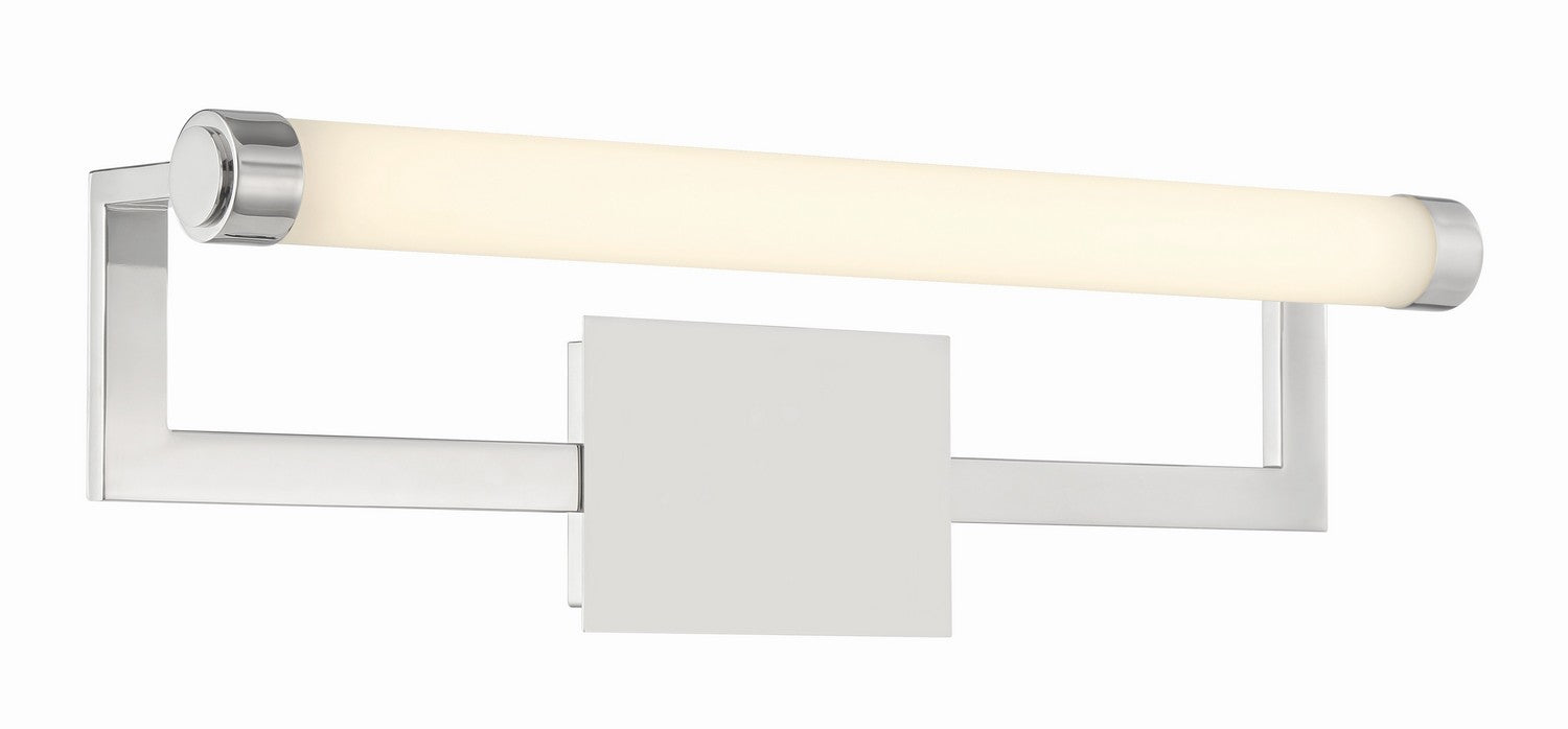 Crystorama CLT-7201-PN LED Bathroom Vanity, Polished Nickel