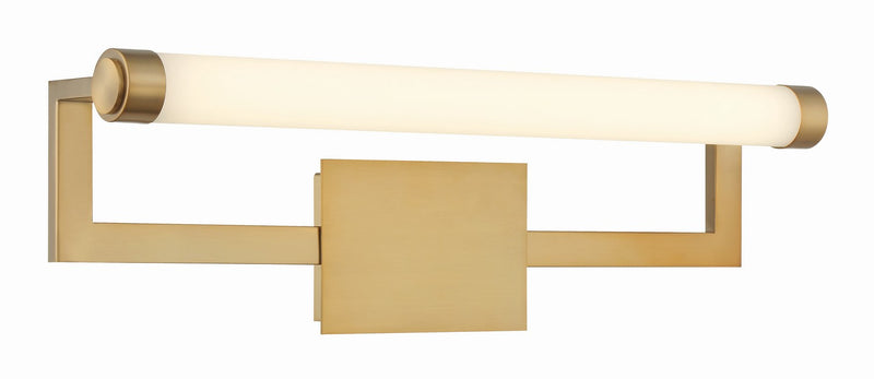 Crystorama CLT-7201-VG LED Bathroom Vanity, Vibrant Gold
