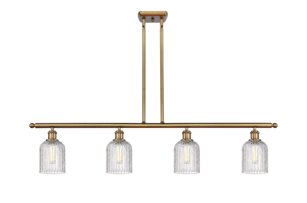 Innovations 516-4I-BB-G559-5CL Four Light Island Pendant, Brushed Brass