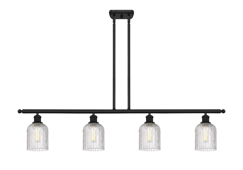 Innovations 516-4I-BK-G559-5CL Four Light Island Pendant, Matte Black