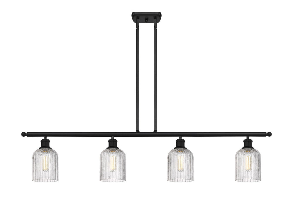 Innovations 516-4I-BK-G559-5CL Four Light Island Pendant, Matte Black