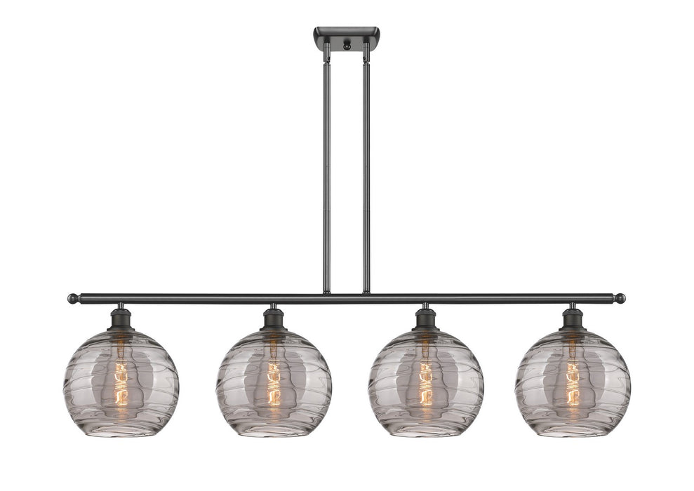 Innovations 516-4I-OB-G1213-10SM Four Light Island Pendant, Oil Rubbed Bronze