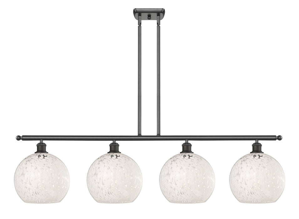 Innovations 516-4I-OB-G1216-10WM LED Island Pendant, Oil Rubbed Bronze