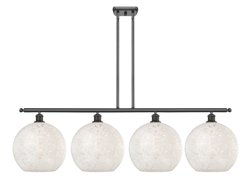 Innovations 516-4I-OB-G1216-12WM LED Island Pendant, Oil Rubbed Bronze