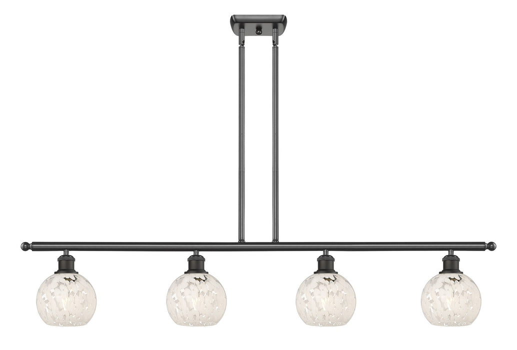 Innovations 516-4I-OB-G1216-6WM LED Island Pendant, Oil Rubbed Bronze