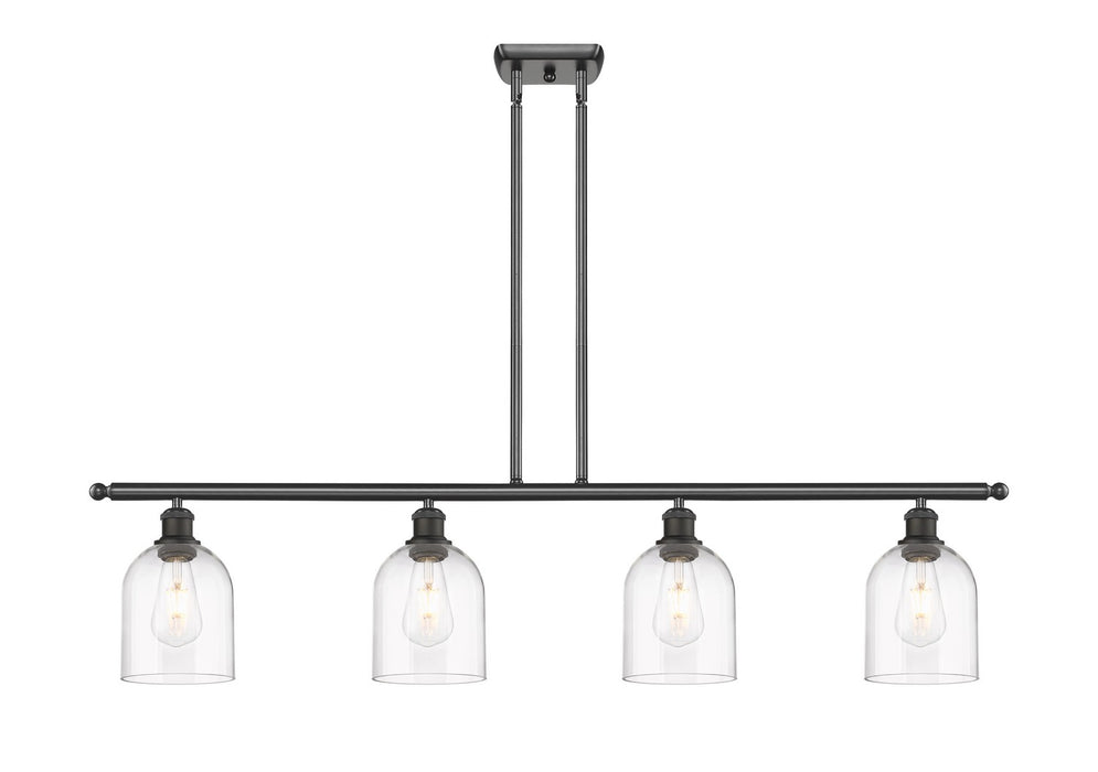 Innovations 516-4I-OB-G558-6CL Four Light Island Pendant, Oil Rubbed Bronze