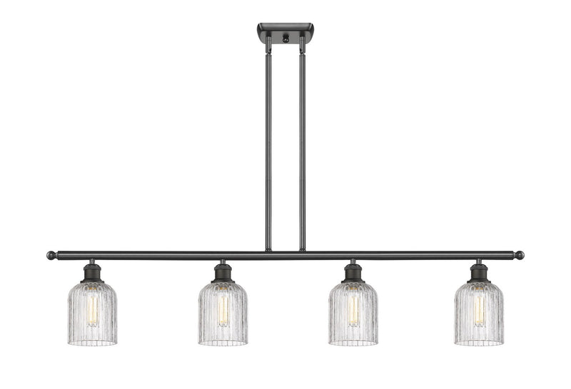 Innovations 516-4I-OB-G559-5CL Four Light Island Pendant, Oil Rubbed Bronze