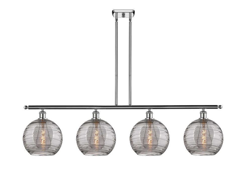 Innovations 516-4I-PC-G1213-10SM Four Light Island Pendant, Polished Chrome
