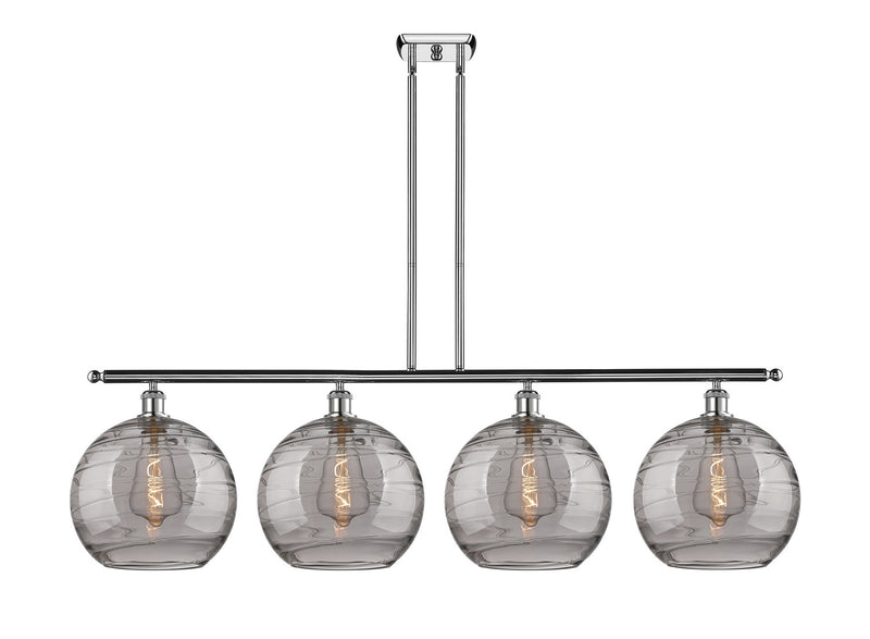 Innovations 516-4I-PC-G1213-12SM Four Light Island Pendant, Polished Chrome